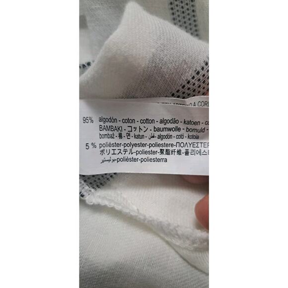 ZARA Boho Kaftan Dress Ecru Beaded XS/S Maxi Adjustable Waist Gypsy Festival - Picture 14 of 14